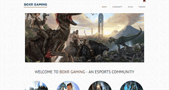 Desktop Screenshot of boxrgaming.com